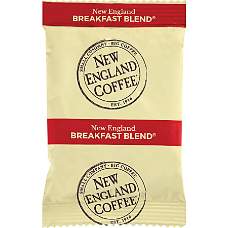New England Coffee Single-Serve Coffee Packets, Breakfast Blend,