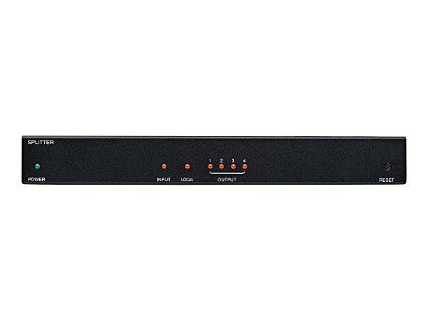 Eaton Tripp Lite Series HDMI over Cat6 Splitter/Extender with PoC & Multi-Resolution Support, 4 Ports - B127P004H