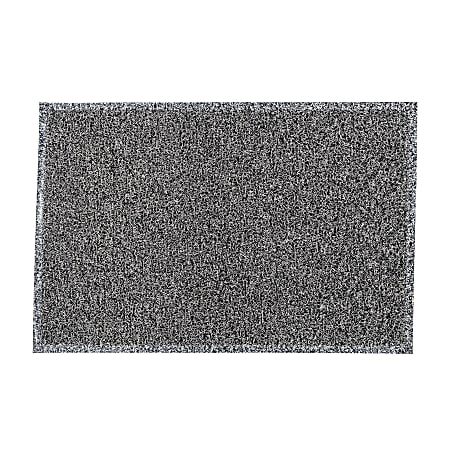 Floortex® Doortex® Twistermat Indoor Entrance Mat, 16" x 24", Black / White