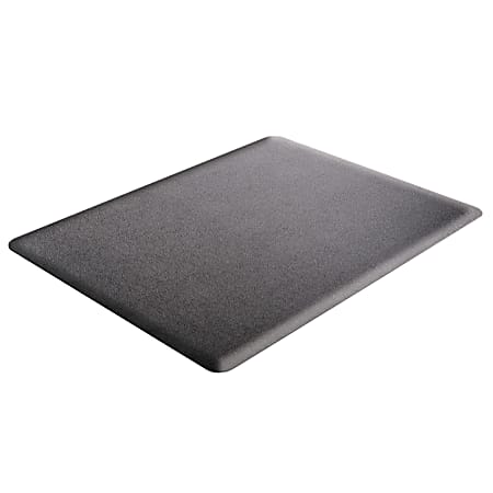 Deflect-O Ergonomic Sit-Stand® Chair Mat For All Pile and Hard Floors, 36"W x 48"D, Black