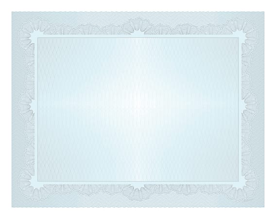 Great Papers! Certificate, 8 1/2" x 11", Grand Blue, Pack Of 50