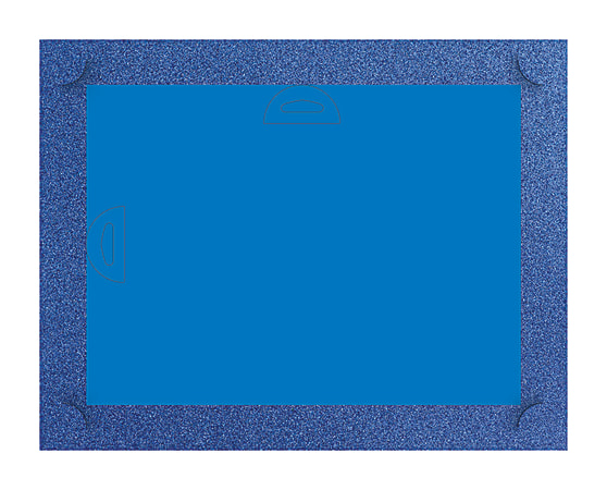 Great Papers! Glitter Certificate Backer For Great Papers! Certificates, 12" x 9 3/8", Royal Blue, Pack Of 5