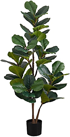 Monarch Specialties Ellen 49”H Artificial Plant With Pot, 49”H x 25”W x 17”D, Green