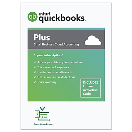 QuickBooks Online Plus 2022, Online Code