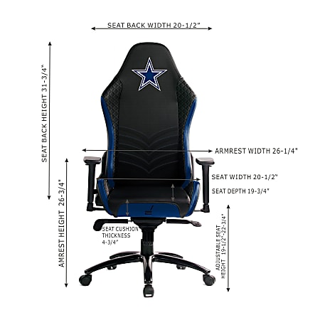 Dallas cowboys sale office chairs