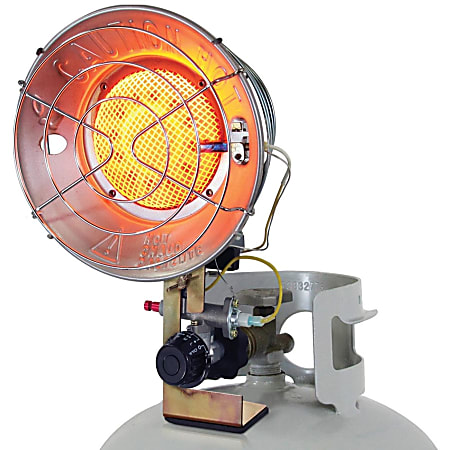 Comfort Gear® TT-15CSA 15,000-BTU Single Tank-Top Outdoor Portable Propane Heater, Silver