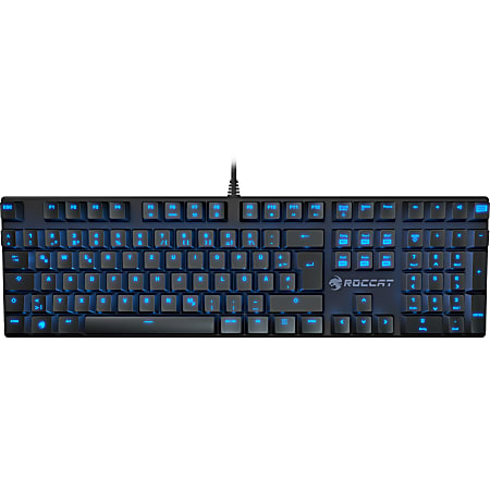 Roccat SUORA - Frameless Mechanical Gaming Keyboard - Cable Connectivity - USB 1.1 Interface - PC - Mechanical Keyswitch - Black