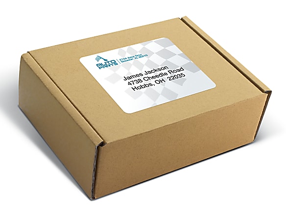 Office Depot® Brand Inkjet/Laser Shipping Labels, White, 3 1/3