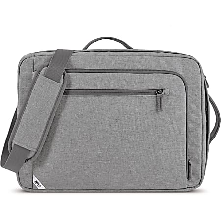 Grey Solo New York Re:New Laptop Briefcase 