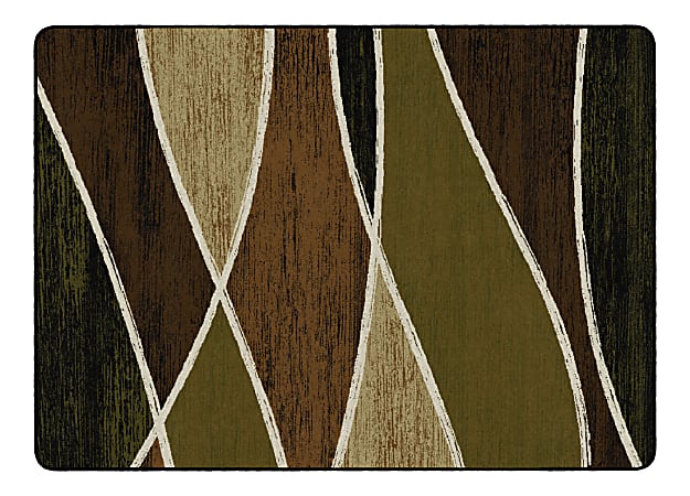 Flagship Carpets Waterford Rectangular Area Rug, 6' x 8-1/3', Green