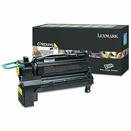 Lexmark™ C792X4YG Yellow High Yield Toner Cartridge
