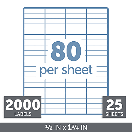 Office Depot 505 O004 0001 Address Labels - Office Depot