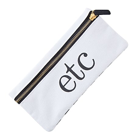 See Jane Work® Pencil Pouch, White