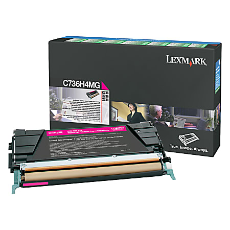Lexmark™ C736H4MG High-Yield Magenta Toner Cartridge