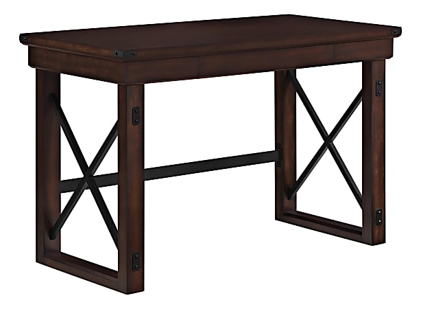 Ameriwood™ Home Wildwood 47"W Wood Veneer Computer Desk, Espresso