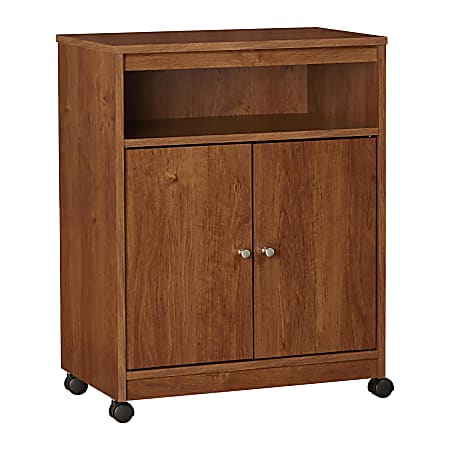Ameriwood Home Landry Microwave Cart With Cabinet 30 H x 23 W x 15