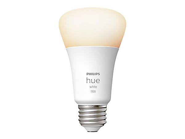 Philips Hue White - LED light bulb - shape: A19 - E26 - 10.5 W (equivalent 75 W) - soft white light - 2700 K