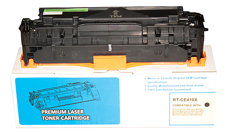 M&A Global Remanufactured High-Yield Black Toner Cartridge Replacement For HP 305X, CE410X, CE410X-CMA