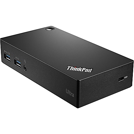 Lenovo ThinkPad USB 3.0 Ultra Dock - for Notebook/Tablet PC - USB 3.0 - 6 x USB Ports - 2 x USB 2.0 - 4 x USB 3.0 - Network (RJ-45) - HDMI - DisplayPort - Audio Line Out - Microphone - Wired