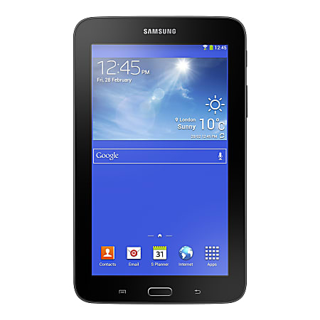 Samsung Galaxy Tab® 3 Lite Tablet, 7" Screen, 1GB Memory, 8GB Storage, Android 4.2 Jelly Bean, Black
