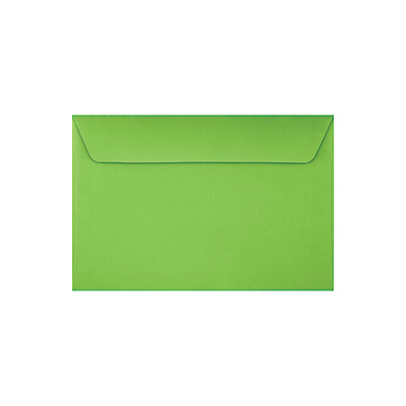 LUX Booklet 6" x 9" Envelopes, Peel & Press Closure, Limelight, Pack Of 250
