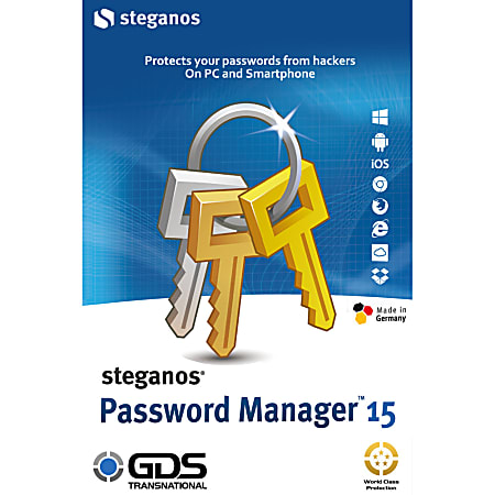 Steganos Password Manager 15 - 5 PC Household License, Download Version