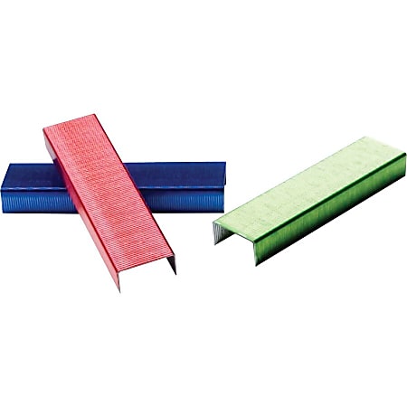 Colored staples on sale