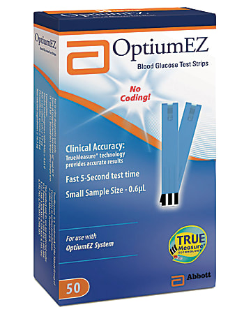 Optium EZ Blood Glucose System, Pack Of 600