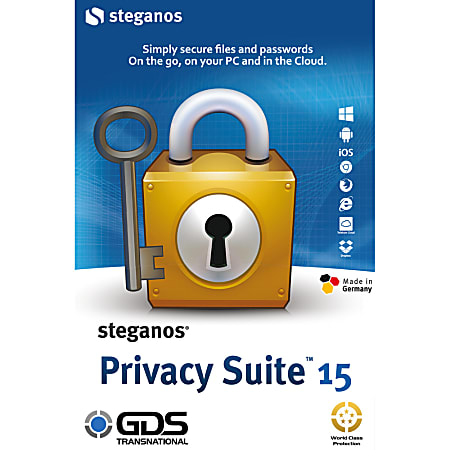Steganos Privacy Suite 15 - 5 PC Household License, Download Version