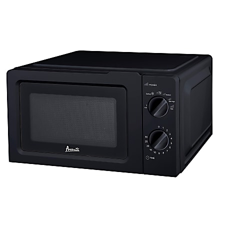 Avanti 0.7 Cu Ft Counter-Top Manual Microwave, Black
