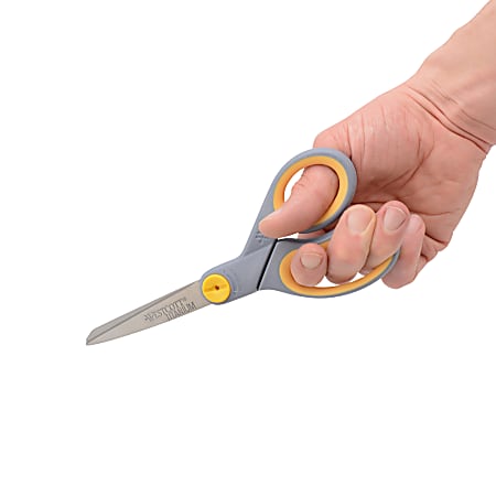 Westcott Titanium Bonded Scissors 8 Straight Soft Handle