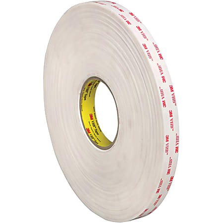 3M™ VHB™ 4952 Tape, 1.5" Core, 0.75" x 5 Yd., White