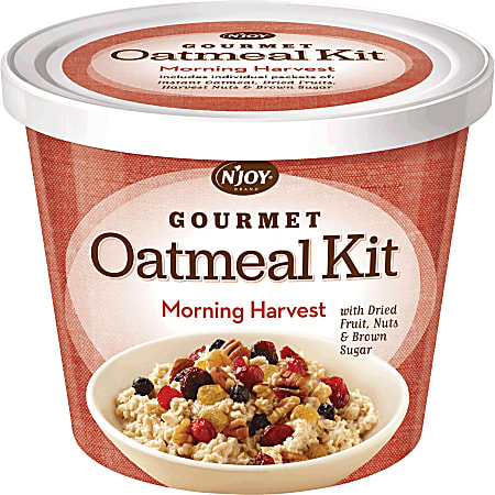 Sugarfoods Gourmet Toppings Oatmeal Cups, Morning Harvest, 3.42 Oz, Pack Of 8