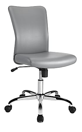 Brenton Studio® Birklee Task Chair, Gray/Chrome