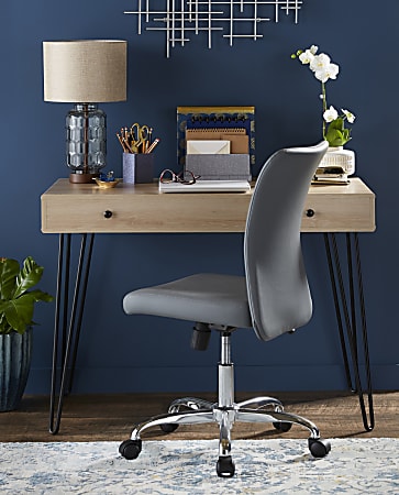 Brenton Studio Birklee Task Chair GrayChrome Office Depot