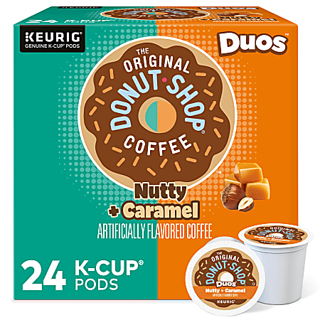 Keurig&reg; The Original Donut Shop&reg; Single-Serve K-Cup&reg; Pods, Medium Roast, Nutty Caramel, Carton Of 24