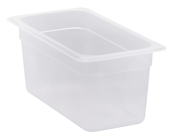 Cambro Translucent GN 1/3 Food Pans, 6"H x 6-15/16"W x 12-3/4"D, Pack Of 6 Containers