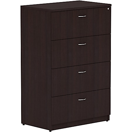 Lorell® Essentials 22"D Lateral 4-Drawer File Cabinet,