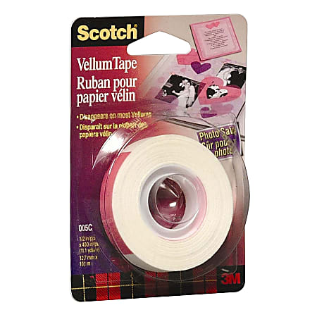 Scotch® Vellum Tape, 1/2" x 400"