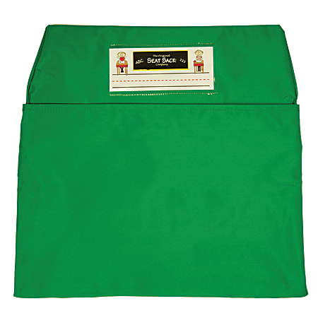 Seat Sack Chair Pocket, Standard, 14", Green, Pack