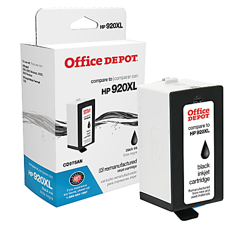 Office Depot® Brand OD920XLB Remanufactured Ink Cartridge Replacement For HP 920XL Black