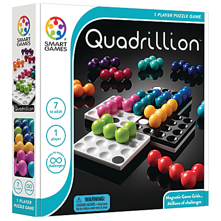 Smart Toys And Games SmartGames Quadrillion 1-Player Puzzle Game, Grades 2 And Up
