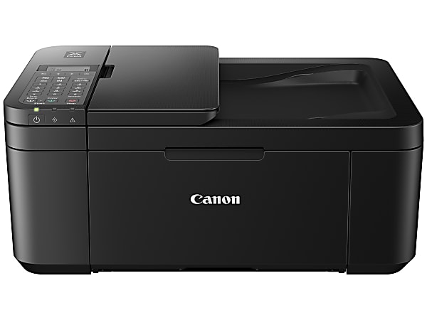Canon PIXMA TR4720 Wireless Inkjet Multifunction Printer - Color - Black - Copier/Fax/Printer/Scanner - 4800 x 1200 dpi Print - Automatic Duplex Print - 100 sheets Input - Color Flatbed Scanner - 1200 dpi Optical Scan - Color Fax