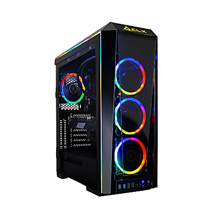 CLX SET TGMSETRTH0940BM Liquid-Cooled Gaming Desktop PC, Intel® Core™ i9, 64GB Memory, 6TB Hard Drive/1TB Solid State Drive, Windows® 11 Home