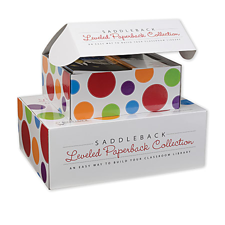 Saddleback® Leveled Paperback Box Collection, Graphic Novel Set