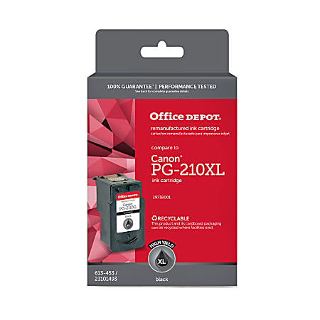 Office Depot® Remanufactured Black High-Yield Ink Cartridge Replacement For Canon® PG-210XL
