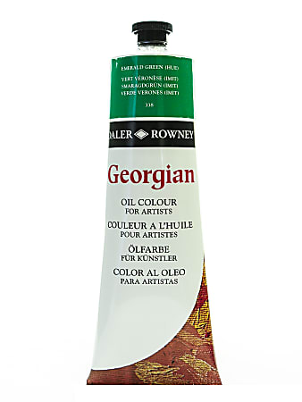 Daler-Rowney Georgian Oil Colors, 7.5 Oz, Emerald Green Hue