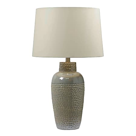 Kenroy Facade Table Lamp, 28"H, Tan
