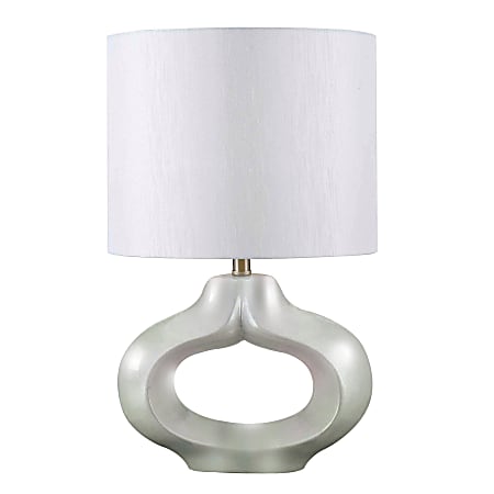 Kenroy Tivoli Table Lamp, 24 1/4"H, Pearlized White