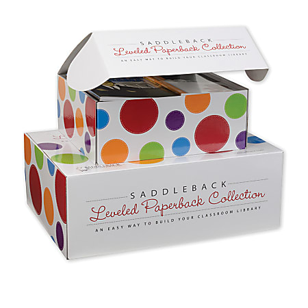 Saddleback® Leveled Paperback Box Collection, Hi-Lo Fiction Set